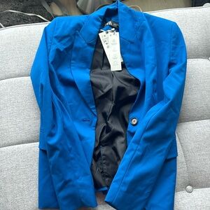 Zara blue blazer
